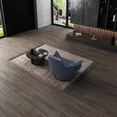 Poltrona Design Grigia in Metallo Relax Club Lounge Monoposto Imbottita Tessuto Pelle