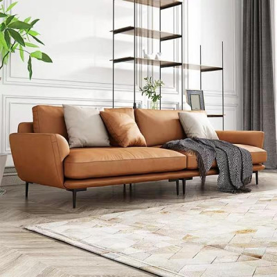 Set di divani 4+3+2 divano in pelle, divano, paesaggio abitativo, set, design moderno, divano.