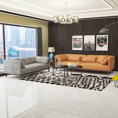 Sofà componibile 3+2+1 divano in pelle Divano Whole couture Design Divano moderno