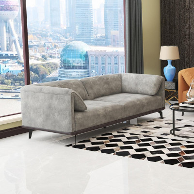 Sofà componibile 3+2+1 divano in pelle Divano Whole couture Design Divano moderno