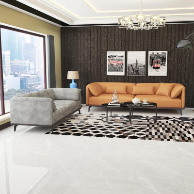 Sofà componibile 3+2+1 divano in pelle Divano Whole couture Design Divano moderno