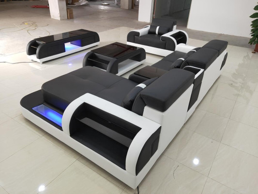 Designer divano ad angolo L-forma set da salotto divano angolare imbottito insieme divano ad angolo.