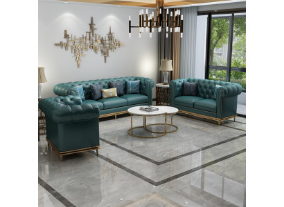 Set divano componibile 3 2 1 posto Design Divano Imbottito Divani Moderni Lussuosi Nuovi