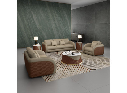 Set di divani 3 2 1 posti in stile divano design, imbottiti e moderni.