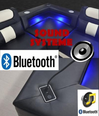 Sofà set 3 2 1 poltrona tavolino credenza set design moderno 5 pezzi.