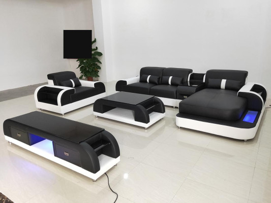 Divano angolare Divano Divano Divani Sidebaord Design Salotti Modulari Set di Divani Nuovi