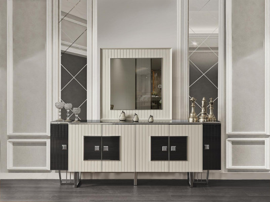 Comò Scaffale Console Mobili Credenza Stile Italiano Comò Armadio Lusso