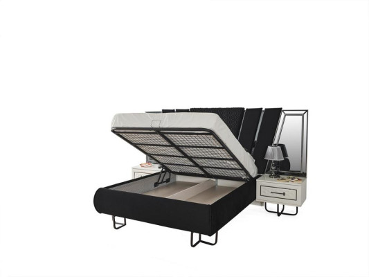 Camera da letto Mobili Letto Comodini Armadio Armadietto Letti 4 pezzi