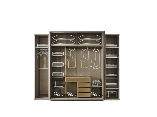 Armadi da camera da letto Armadio guardaroba di lusso Armadio in legno Mobili moderni
