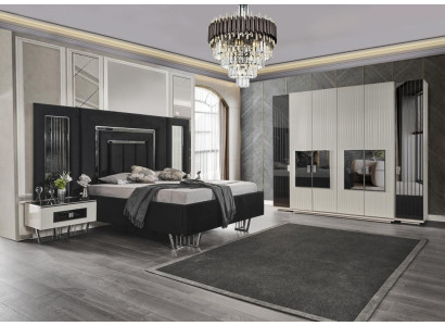 Camera da letto Armadio Mobili Metallo Lusso Letti Elegante Letto Struttura letto in metallo