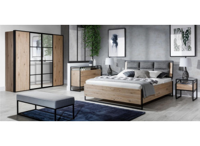Armadio Marrone in Legno Design Mobili Elegante Camera da Letto Moderna Nuovo
