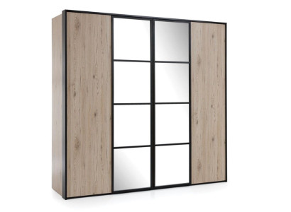 Armadio Marrone in Legno Design Mobili Elegante Camera da Letto Moderna Nuovo