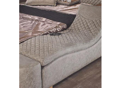 Esclusivo letto multifunzione con sollevamento con chaise longue Dimensioni del letto in tessuto