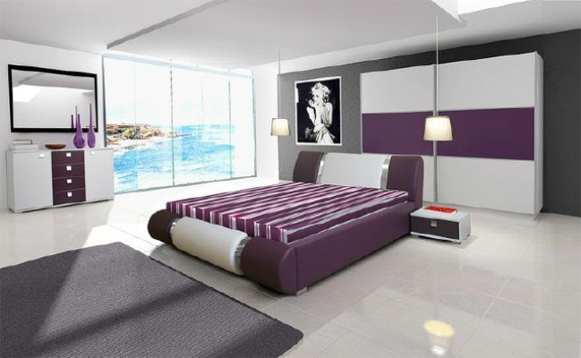 Letto ad acqua Letto Letti Letto matrimoniale Letto rotondo Letto coniugale Design in pelle Imbottito Nuovo Riva