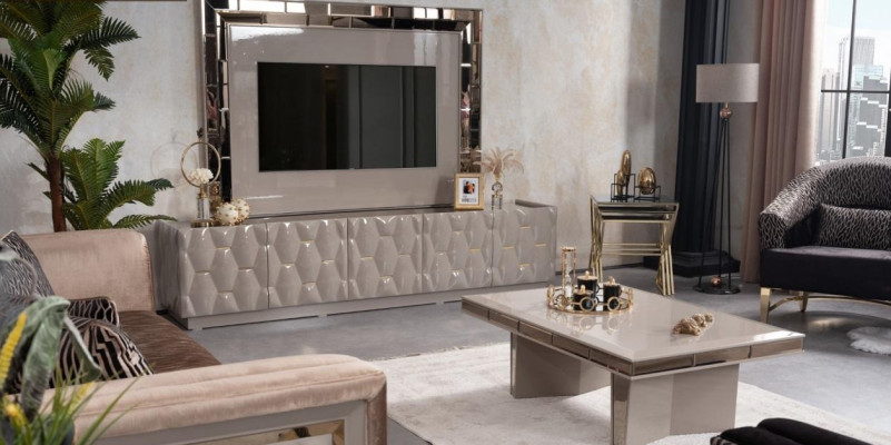 Mobile bassi Mobili credenze in legno Italiani Comò Credenza Soggiorno Disegni