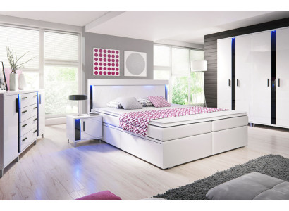 Design set da camera da letto completo armadio letto comodino