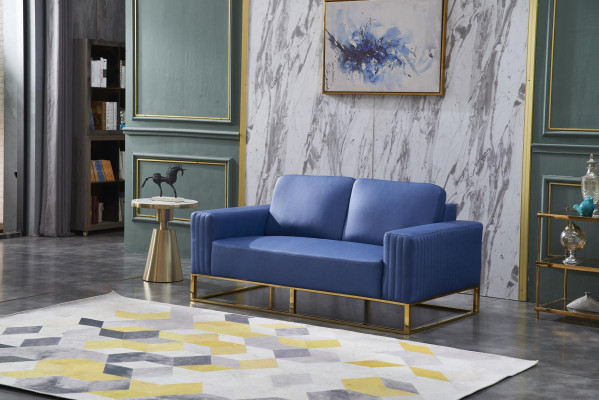 Couch in ecopelle Divano Design di lusso Designer 2 posti Mobili Classica