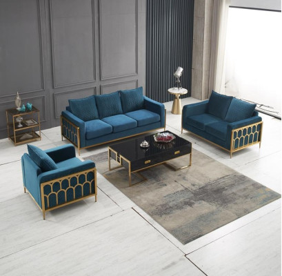 Design del soggiorno Divano Set di divani 3+2+1 posti Divano moderno