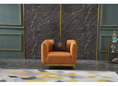 Sedia Design Divano Divano Posti in Pelle Lounge Decorazione Club Imbottitura di Lusso Orecchie