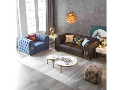 Set da divano 3+1 posti con classica zona giorno, divano, divani e imbottiti.