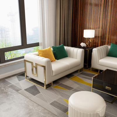 Design divani a due posti Divano imbottito divano moderno Decorazione divano a due posti.