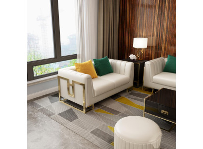 Design divani a due posti Divano imbottito divano moderno Decorazione divano a due posti.