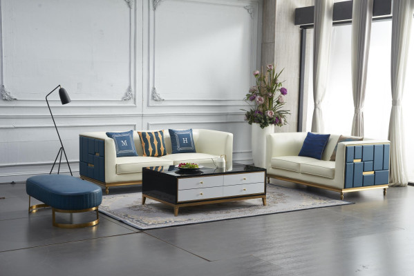 Design classico Modern Big xxl divano a 3 posti in ecopelle divani sofà