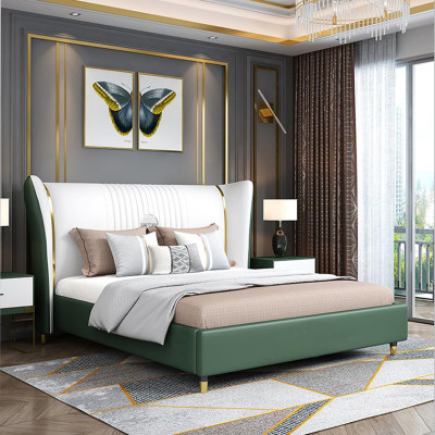 Camera da letto di lusso Letto Comodino Comò Set di 3 pezzi Design Letti