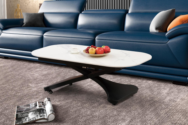 Tavolino design Tavoli a colonne Mobili da soggiorno di lusso 140x80