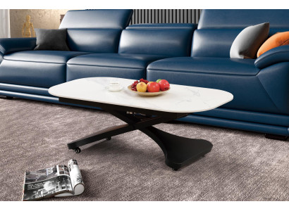 Tavolino design Tavoli a colonne Mobili da soggiorno di lusso 140x80