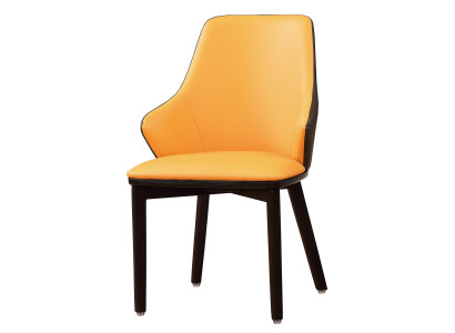 Soggiorno 1x Set di sedie in legno, seduta reale, sedie imbottite, schienale, design, poltrona.