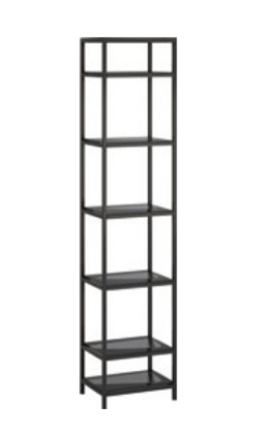 Scaffale divisorio in metallo di design di lusso stile loft armadio set di 3 pezzi.
