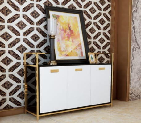 Design cassettone armadietto lusso in acciaio inox cassettiere armadietto scaffale decorativo