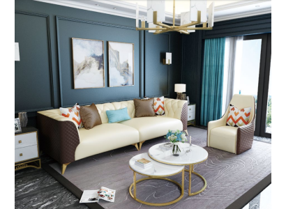 Designer Tavolo Divano Tavolo Tavoli Rotondo Divano Metallo Vetro Decorazione Soggiorno