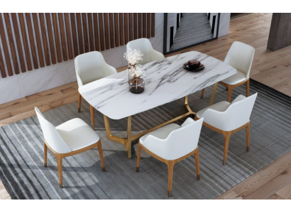 Set da pranzo con 6 sedie tavolo set tavoli da pranzo set sala da pranzo