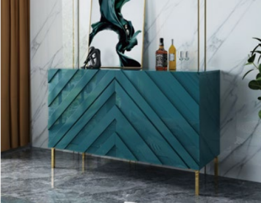 Comò Armadio Alto Lato Basso Scaffale Decorativo Comodini Designer Di Lusso Di Design