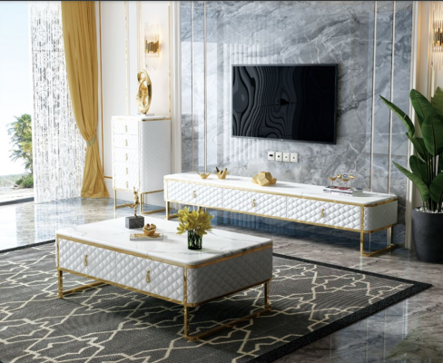 Comò decorativo Sideboard Comodini Madie 5 cassetti Armadio alto