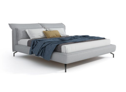 Mobili italiani dei designer Letto camera matrimoniale 180x200cm in pelle