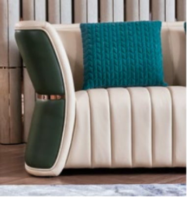 Set completo divano 3+2+1+1 posti soggiorno sofa design Couch Wohnlandschaft.