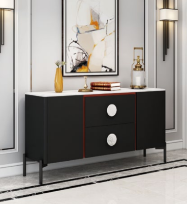 Mobili italiani di design, credenza, armadio, scaffale in metallo di lusso.