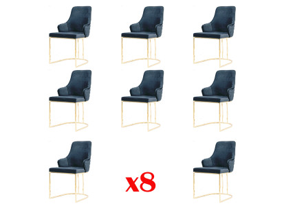 Gruppo di design per il nuovo sala da pranzo Completo di sedute 8 sedie Set.