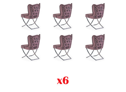 Design sedie Chesterfield set di poltrone sedia imbottita tessuto gruppo alberghiero