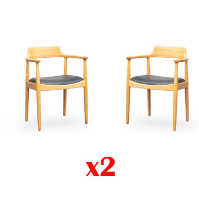 Set da pranzo 2x sedia Set sedie Nuovo set di mobili in legno atto a comporre un'intera stanza da pranzo