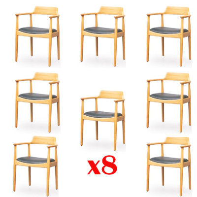 Set di tessuti per sala da pranzo 8 sedie Cucina Sedie in stoffa di design Imbottitura  Set di tessuti per sala da pranzo 8 sedie. Sedie da cucina in tessuto di design con imbottitura.