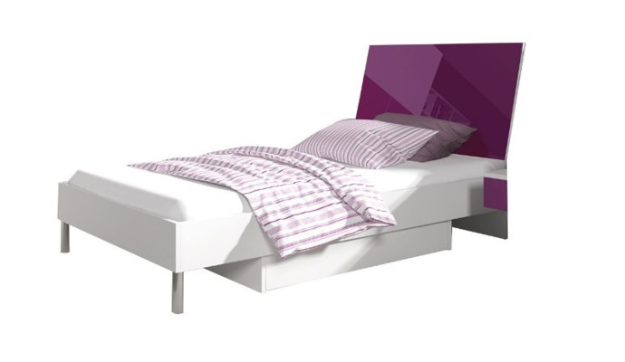 Stanza dei bambini Letto Camera da letto Letti Letto singolo Camera per ragazzi Viola Legno