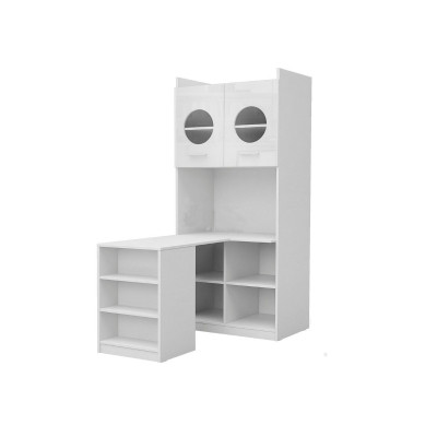 Scrivania Lucida Tavolo Nero Camera dei Bambini Camera Giovanile Mobili Tavoli