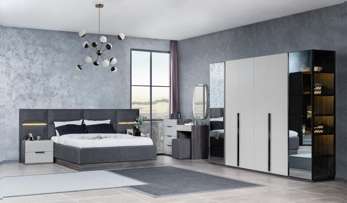 Letto Imbottito Design Materiale Legno Letti Doppi Hotel Nuovi Moderni