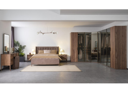 Set di mobili per hotel 2x comodino comodino comò camera da letto.