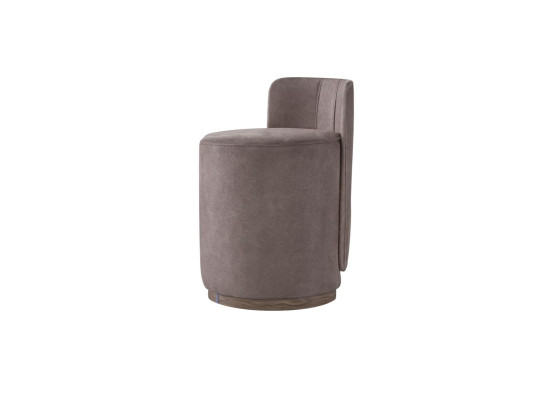 Design Poltrona Banca Lusso Pouf Tavolino da toeletta Sgabello Sedia imbottita rotonda