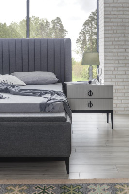Console di design 2x Comodini Tavoli aggiuntivi Camera da letto Legno Console Nuove